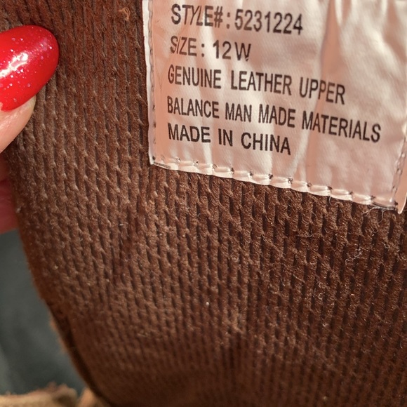 REDHEAD BRAND MEN’S waterproof insulated brown leather & suede boots 12 wide - Picture 3 of 9